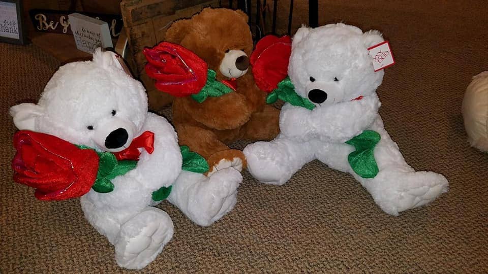 Bear with Rose